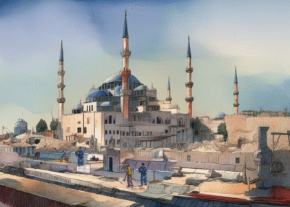 8 Eylül 1609 Sultanahmet Külliyesi’nin İnşaatı