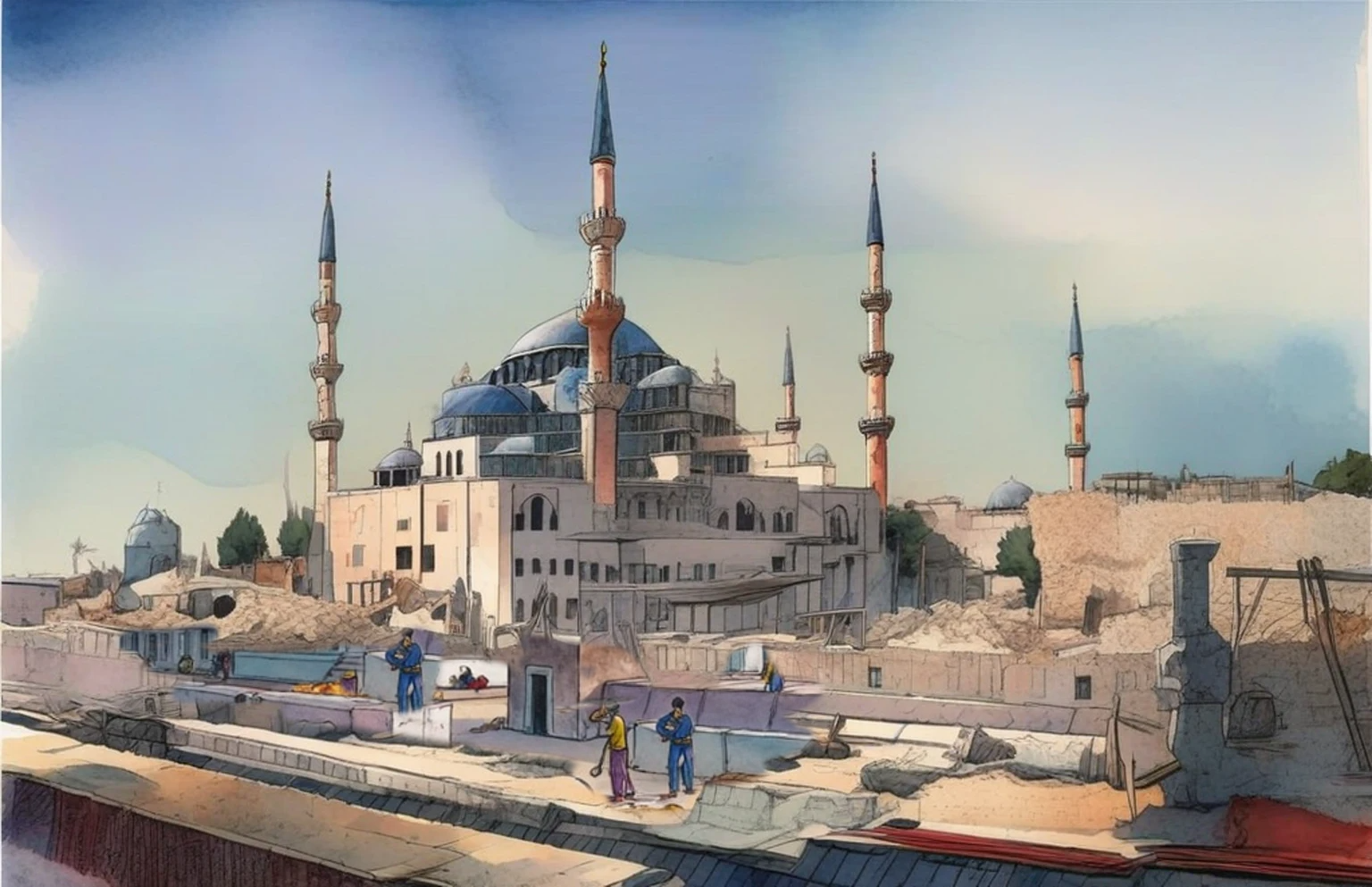 8 Eylül 1609 Sultanahmet Külliyesi’nin İnşaatı
